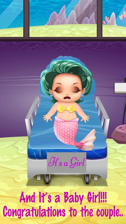 Celebrity Mermaid New Baby Born & Baby Care screenshot-3
