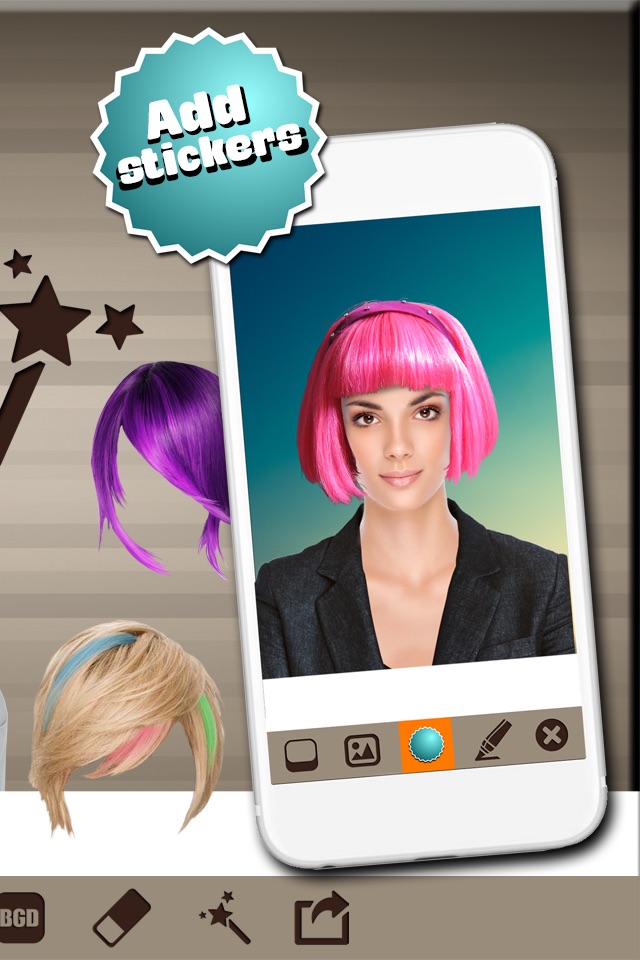 Hairstyles & Barber Shop – Try Hair Styles or Cool Beard in Picture Editor for Virtual Makeover screenshot 2