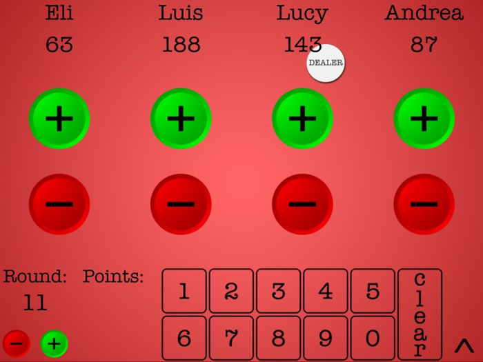 Score counter for iPad