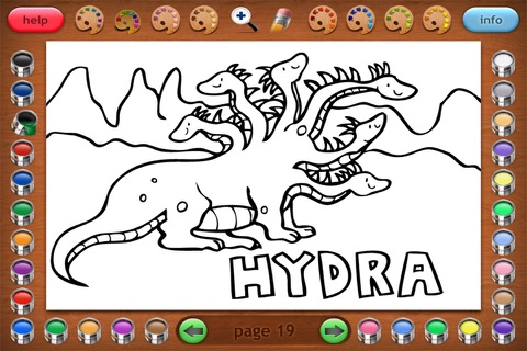 Coloring Book 29: Mythical Creatures screenshot 4