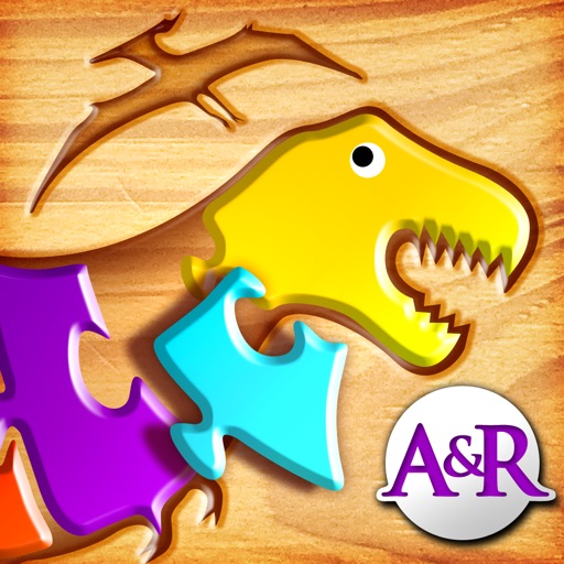 My First Wood Puzzles: Dinosaurs - A Kid Puzzle Game for Learning Alphabet - Full Version iOS App