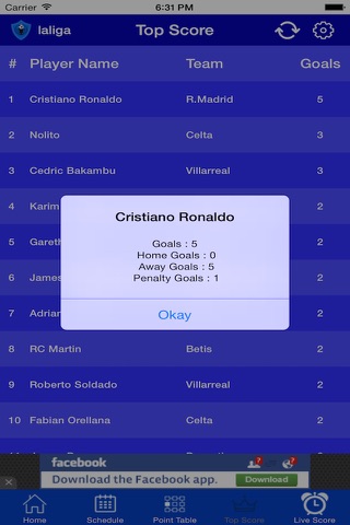 GreatApp - "for La Liga 2015-16" screenshot 4