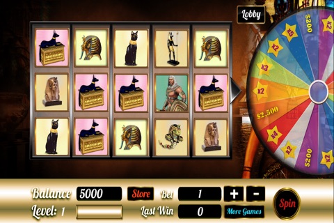 Cleopatra's Treasure Slots Casino screenshot 3