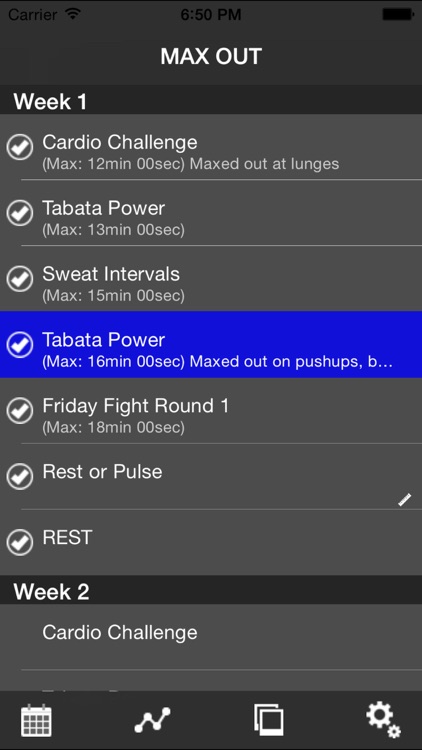 Tracker for Max Out 30
