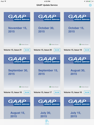 GAAP Update Service screenshot 2