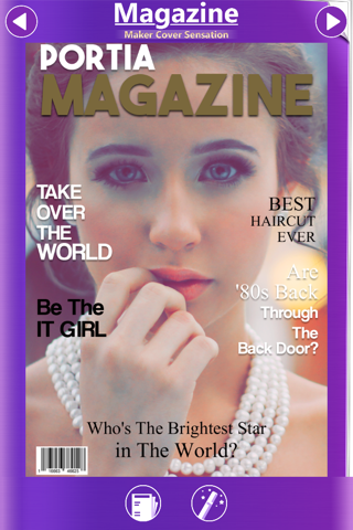Magazine Maker Cover Sensation: Put Photo.s in Text Frame.s & Create Mag Front Page screenshot 2