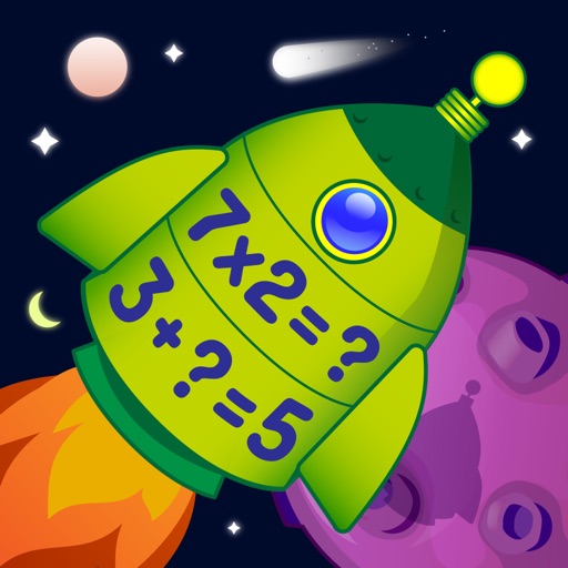 Space Math Hero Icon