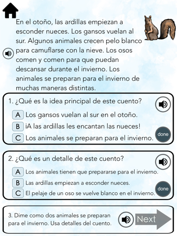 Spanish Reading ~ Main Idea screenshot 2