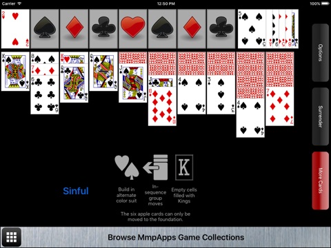 Sinful Solitaire screenshot 3