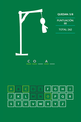 Ahorcado Tematico Multilingüe screenshot 2