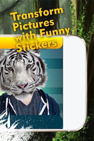 Animal Face Swap Photo Montage -  Picture Editor and Change.r with Cool Sticker.s of Animals Head screenshot 3