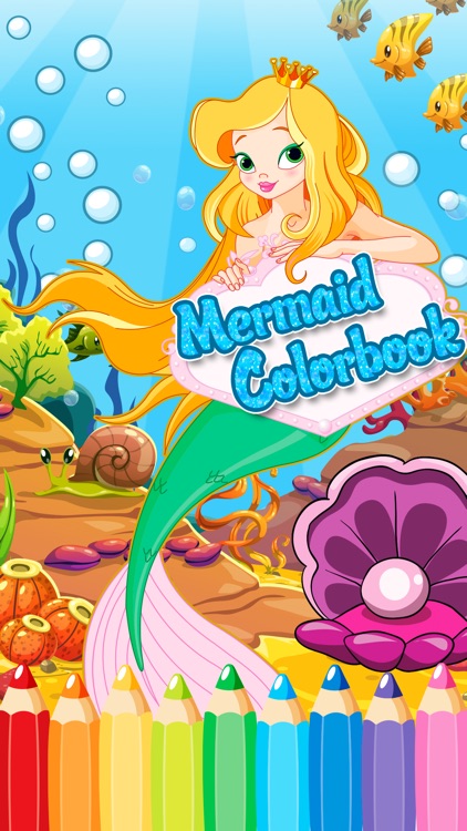 princess mermaid coloring pages free for girl kids