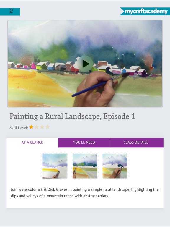 【图】Watercolor Painting a Landscape(截图3)