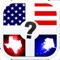Quiz Pic - US States & Capitals. Educational Trivia Game For All Ages