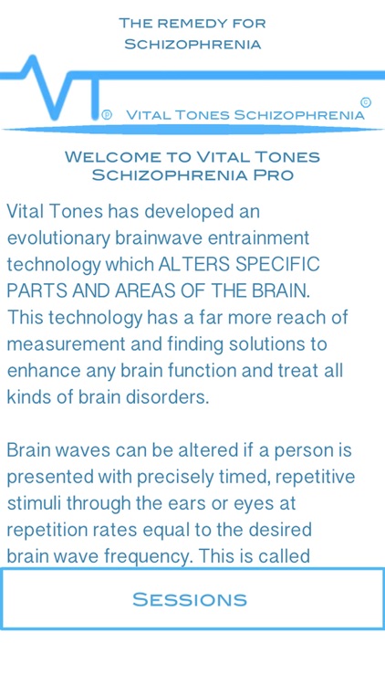 Vital Tones Schizophrenia