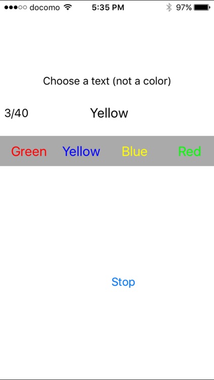 Stroop Test J