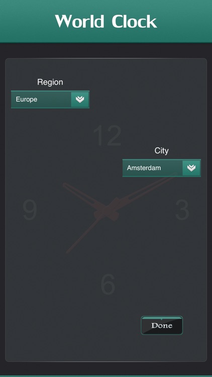 Perfect World Clock Widget