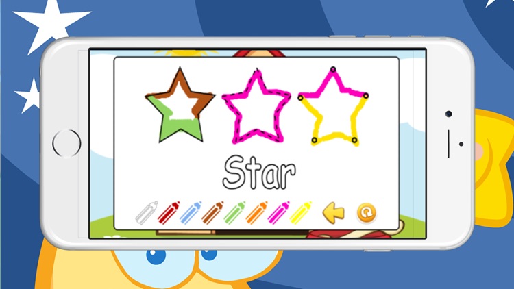 Fun learning shapes, drawing and coloring - early educational games screenshot-3