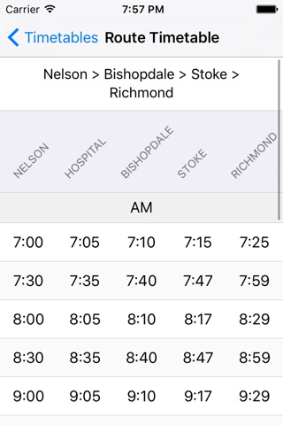 NBus Timetable screenshot 3