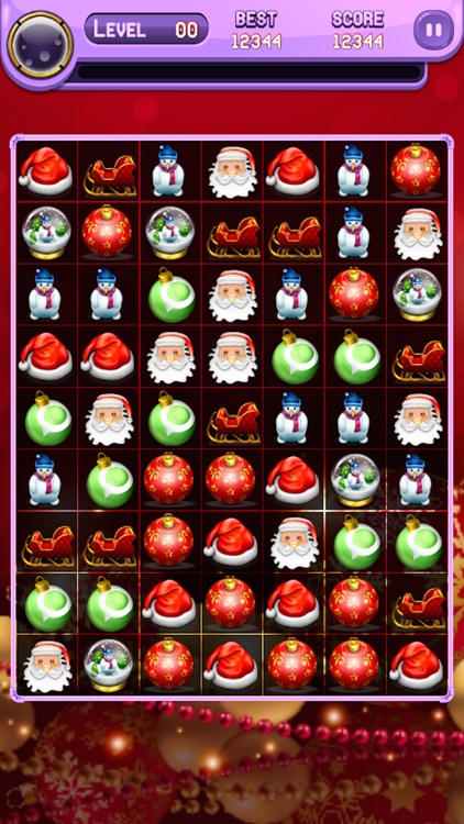 Santa Match 3 Match Free Addetive Game screenshot-4