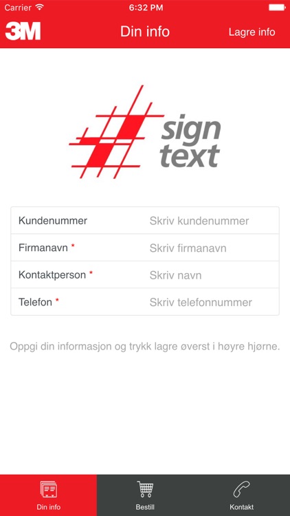 sign text