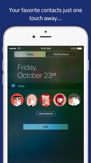 Veer launcher - Contacts widget for notification center by V(圖1)-速報App