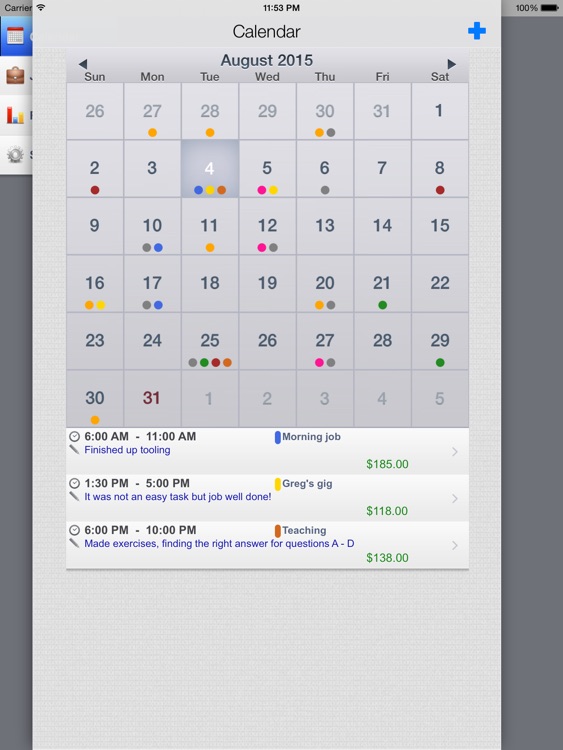 SalaryBook HD Timesheet