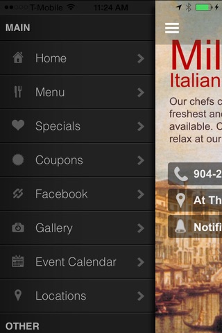 Milanos Italian Restaurant screenshot 2