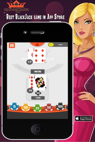 Blackjack : Blackjack Free, Blackjack 21 pro screenshot 2