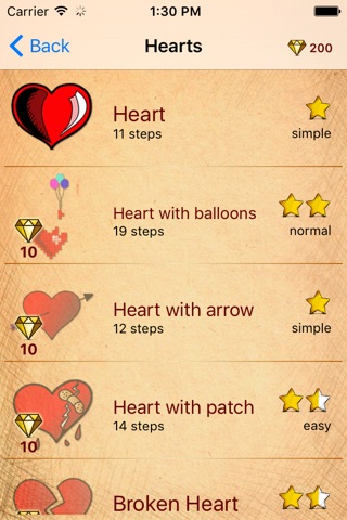 Drawing Tutorials Passionate Hearts screenshot 2