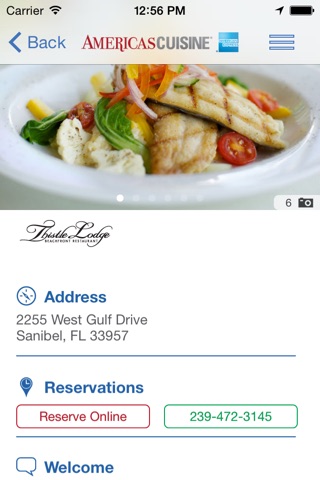 Sanibel Captiva Island Dining screenshot 2