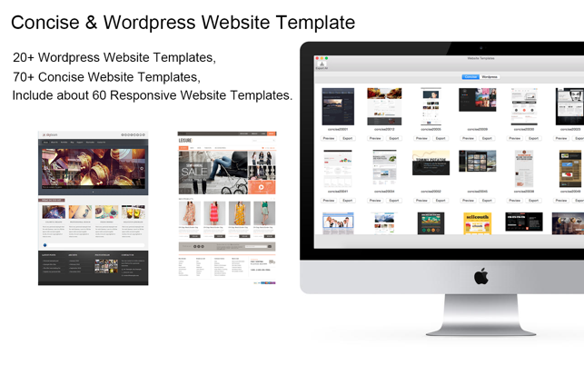 Website Template(Concise&Wordpress) With Html Files Pack8(圖1)-速報App