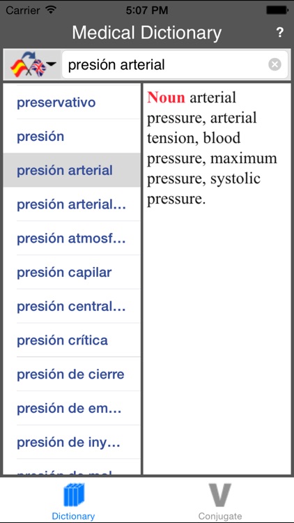 Spanish-English Medical Dictionary (Offline) screenshot-3