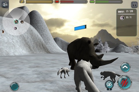 Wolf Quest 2 wild 3d Simulator game screenshot 3