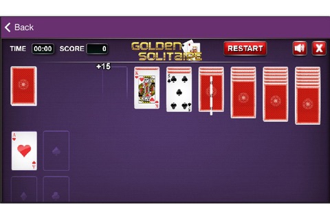 Golden Solitaire Free screenshot 3