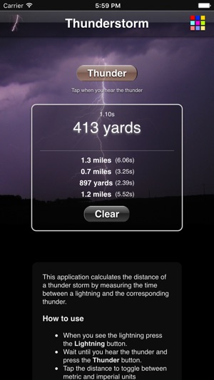 Thunderstorm Calculator(圖2)-速報App