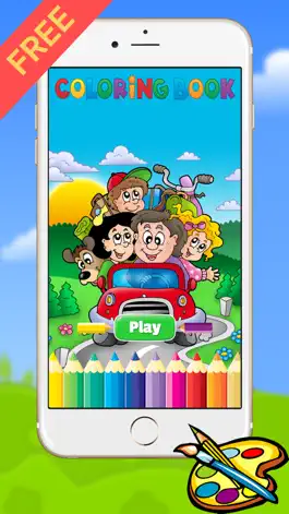 Game screenshot Family Coloring Book for kids and Preschool Toddler Drawing mod apk