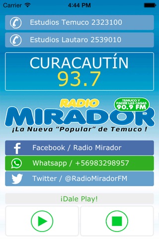Radio Mirador screenshot 2