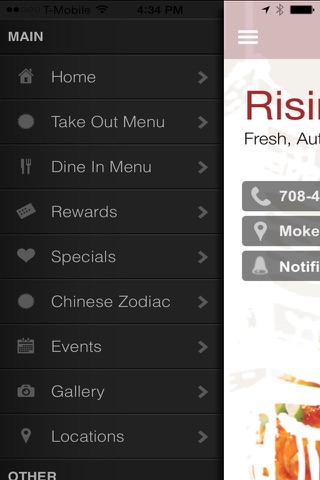 Rising Sun Restaurants screenshot 2