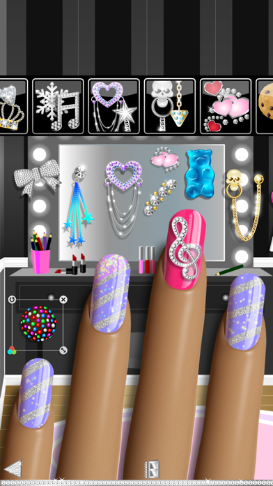 How to cancel & delete Nail Polish Pro™ Nail Art Designer Game Featuring Sparkling Holo Gel from iphone & ipad 2