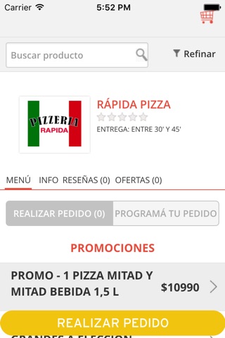 Rapida Pizza screenshot 2