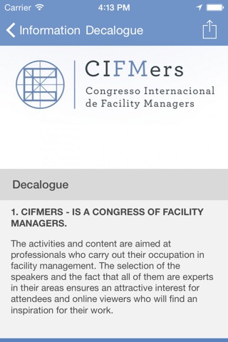CIFMERS screenshot 2