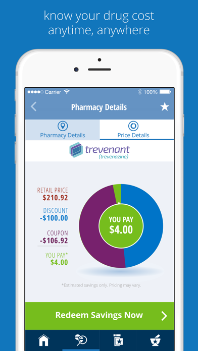 OneRx Prescription Savings Tool screenshot