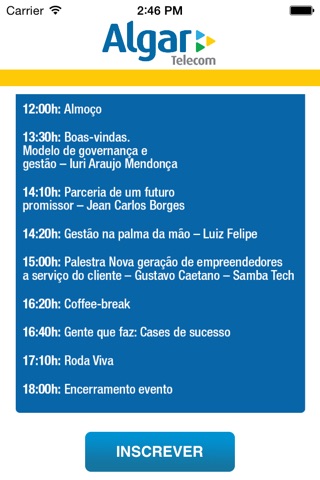 UniAlgar Eventos screenshot 3