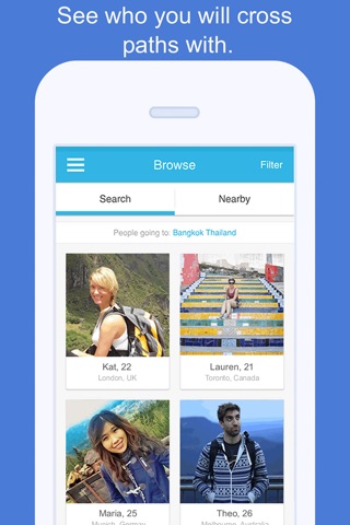 TravelMate - Find Travel Buddies screenshot 2