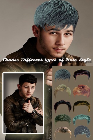 Man Hairstyles Photo Editor - náhled