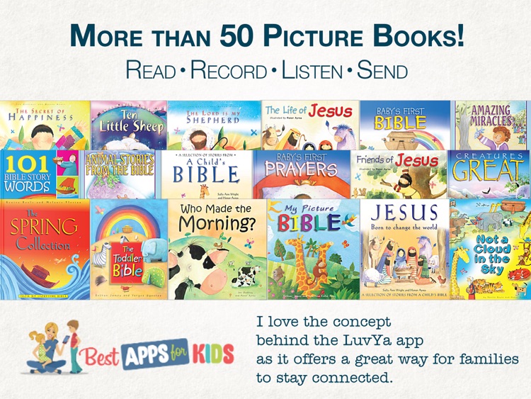 101 Christian Books LuvYa Recorder for Kids – Record your Children's Bibles, Devotions and Prayers