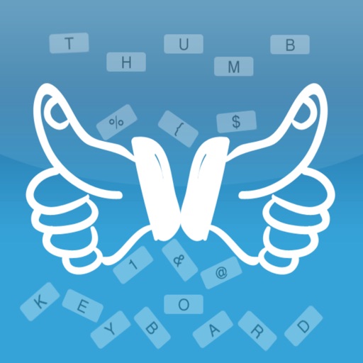 Thumb Keyboard - Single Thumb Keyboard to easy typing iOS App