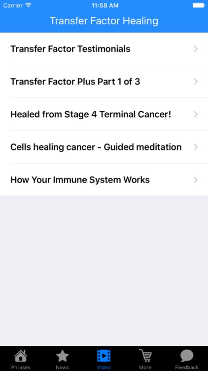 Transfer Factor Healing