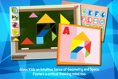 Kids Learning Puzzles: Alphabets, My K12 Tangram - náhled